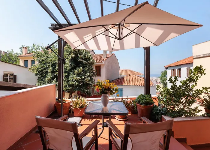 Apartment Centaurus In Old Town With A Big Terrace And View To Olympus Mountain ! *